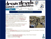 Tablet Screenshot of dreamstrands.com